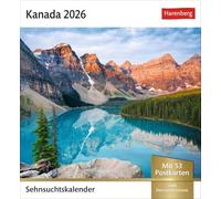 Kanada Sehnsuchtskalender 2026 - Wochenkalender mit 53 Postkarten: Fernweh in einem Foto-Kalender zum Aufstellen. Die schönsten Landschaften Kanadas ... in einem Tischkalender. Auch zum Aufhängen