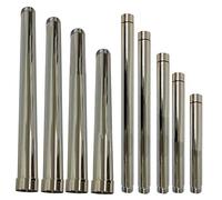 KANANA Shower Pipe Extension, Chrome-Plated Brass, 1/2 inch or 3/4 inch, 20-80 cm, Silver, 1 pc