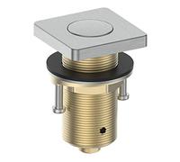 KANARY ALL Brass Air Switch Button for Sink Top Counter Top Garbage Disposal Part(Square,Brushed Nickel)