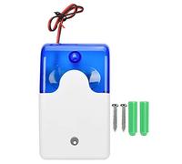 KANASI 12V Wired Indoor Siren Alarm, 110dB Sound and Flash Light for Home Security Systems