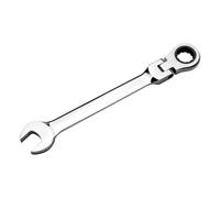 KANASI 15mm Flex-Head Ratcheting Combination Wrench, 72-Tooth with 12 Point Box End CR-V Steel Forged Ratcheting Combination Wrench Metric for Mechanic Automotive Repair