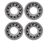 KANASI Ball Bearing Kit, double row self-aligning high speed low noise metal bearings for gearboxes motors and industrial machinery (1204)