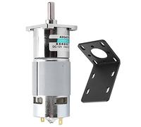 KANASI DC Gear Motor, 12V low speed CW CCW permanent magnet industrial automation control for robotics and machinery (10rpm/min)