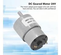 KANASI DC Geared Motor, Large Torsion 7RPM Low Noise Gear Motor with Hall Encoder for Industrial Automation and Robotics