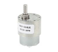 KANASI Geared Motor, 8RPM JGB37 500 Reversible Self Locking DC Reduction Motor for Industrial Automation Equipment with DC12V