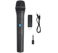 KANASI Professional Handheld VHF Wireless Microphone USB Reception Mic for Singing Karaoke Speech Wedding Church Live Events