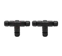 KANASI Tee wire connectors, 2 pin 3 pin T shape electrical terminal adapter IP68 for lighting aviation industrial use