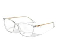 KANASTAL Blue Light Glasses Womens Men Square Bluelight Metal Transparent