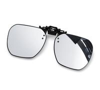KANASTAL Polarised Clip On Sunglasses Flip Up UV400 TAC Lens for Glasses | Reduce Glare, Soft Rubber-Coated, Ultra-Light 8.5 g, Ideal For Driving, Cycling, Fishing, Running, Travel
