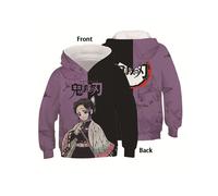 (Kanawo, M) Demon Slayer Anime Kimetsu No Yaiba 3d Hoodie Men Women Pullover Hooded Tops