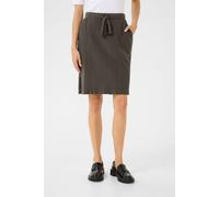 KAnaya Knee-length Elastic Waist Skirt Plain Kaffe Grey 12