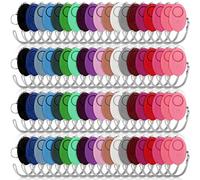 Kanayu 76 Pcs Personal Alarm Bulk 130DB Safe Sound Emergency Safety Self Defense Security Alert Keychain with Led Light Protection for Women Girls Kids Elderly, Mixed Colors (WAE-Kanayu-40283)