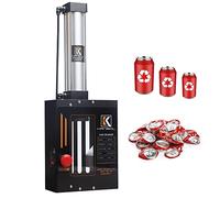 KANBOL 12oz/16oz Pneumatic Can Crusher, Soda Beer Air Can Crusher Smasher with Automatic Discharge-Black