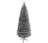 KANBUN christmas tree christmas decorsnow covered artificial thin black pencil christmas trees fiber optic tree with christmas tree the new