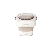 KANBUN Compact Washing Machine Portable Mini Washing Machine Folding Washing Machine Including Dedicated Drain Basket Capacity 0.4-0.5kg For Travel