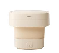 KANBUN Compact Washing Machine Portable Mini Washing Machine Folding Washing Machine With Spin Dryer Large Capacity 4.5l/1.1 Gallon For Family-apricot