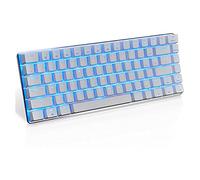 KANBUN Keyboard,Computer Gaming Mechanical Keyboard, 82 Keys Floating Keycaps with Luminous Blue Axis, for Laptop PC,Computer, PC