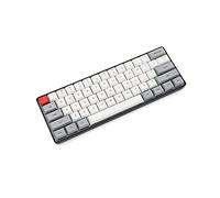 KANBUN Mechanical Keyboard,Keyboard for Windows/PC/Laptop/Desktop, Support Music Rhythm Sound Control Lighting Effects,61 Keys (Color : Gray)