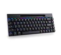 KANBUN Wired Gaming Keyboard, RGB Backlit Ultra-Compact Mini Keyboard, LED Backlit 68 Keys Keyboard for PC/Mac Gamer, Typist, Travel (Color : Black)