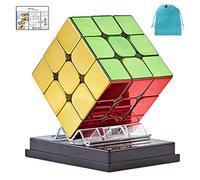 Kancharo Cyclone Boys Metallic Speed Cube (3 x 3 Cube Japanese Strategy Method & Pouch Included) for Competition (With Magnets)
