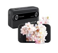 KanDao QooCam EGO 3D Camera, 4K 60fps 3D Video & 24MP Photos,Touchscreen Stereoscopic Digital Camera with Dual 65mm Lenses, Instant 3D Playback for VR Headsets, AR Glasses & Travel
