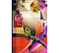 Kandinsky Art Notebook: 120 pags 6 x 9, Journal for Math and Science, Students, Work, Office, Quad Ruled