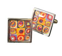 Kandinsky ‘Circles’ Cufflinks - Mixed Up Dolly