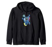 Kandinsky Stars 1938 - Vintage Biomorphic Abstract Art Zip Hoodie