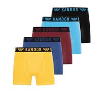 Kandor Men's Bambers Boxers 5pk in Yellow | Size: Small Kandor Yellow S