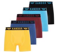 Kandor Men's Bambers Boxers 5pk in Yellow | Size: Large Kandor Yellow L
