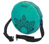 Kandu Ktak Portable Cajon Drum - Handmade Travel Cajon Percussion Instrument with Snare Sound, Compact Hand Drum for Acoustic Jams, Musicians, Drummers & Gifts (Ocean Blue)