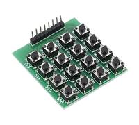 KANDUO 1 PCS 4X4 Matrix Keyboard, Micro Switch, 16 Keys, Single-chip Computer External Expansion Keyboard Module