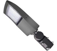 KAnduo 150W LED Parking Lot Light 21000LM Shoebox Area 5000K Dimmable Outdoor Commercial Street Lighting - Yoke Mount IP65 100-277V UL DLC Listed(Slip Fitter Mount,150 Watts)