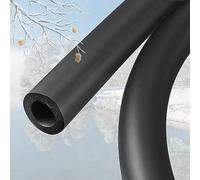 KAnduo 6-50mm Nitrile Pipe Insulation Lagging 9/15/20mm Thick Wall Pipe, Flame Retardant Antifreeze Black For Domestic Heating And Plumbing Protective Sleeve (Size : ID32mm T9mm L1.7m)