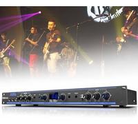 Kanduo Audio Stereo Equalizer Stereo Audio Equalizer, 6-in-1 Digital Reverb, 99 Reverb Effects, Independent Treble/mid/bass Adjustment