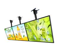 Kanduo Backlit Menu Board Slim Snap Frame LED Light Box, Illuminated Poster Display, LED Backlit Menu Board Screen For Restaurants, Cafes, Shops advertising frame(Black Frame,43.5 * 60cm)