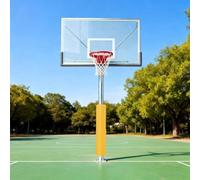 Kanduo Basketball Hoop Post Covers Cylindrical waterproof bollard covers, designed for waterproof wrapping around sports ground walls and canopy poles(Yellow)