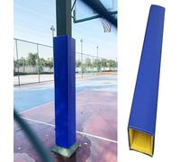Kanduo Basketball Hoop Post Covers Foam protective covers for square basketball hoop posts, designed for use in both indoor and outdoor environments(Blue,7"x7"(18x18cm))