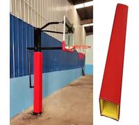 Kanduo Basketball Hoop Post Covers Foam protective covers for square basketball hoop posts, designed for use in both indoor and outdoor environments(Red,8"x8"(20x20cm))