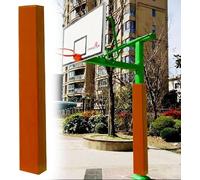 Kanduo Basketball Hoop Post Covers Weatherproof Basketball Pole Padding，Safety Crash Cushion Protector for Garage Basement and Playground Poles(Orange,8"x8"(20x20cm))