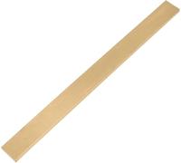 Kanduo brass square flat bar Metal brass flat bar, rectangular solid metal square bar, 3mm thick, 500mm long(18mm)