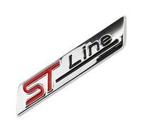 KAnduo Car Front grille Trunk Sticker Emblem Badge Emblems compatible with for Ford Focus Mk4 Mondeo EDGE Kuga Explorer Fiesta ST Line,D