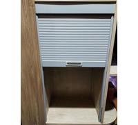 Kanduo Cellular Cabinet Doors Appliance Storage Bins Decorative Tambour Door，Flexible PVC Slat Sliding Doors Kits - Easy to Install(60x80cm)