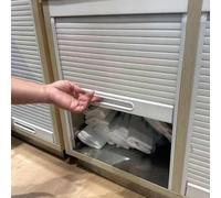 Kanduo Cellular Cabinet Doors Commercial Small Cabinet Tambour Door Kit，Pull-Down Plastic Appliance Storage Bins for Kitchen/Campervan/Shops/Counters(60x70cm)