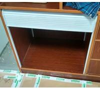 Kanduo Cellular Cabinet Doors DIY Reusable Straight Tambour Slatted Sliding Doors，for Campervan/Motorhome/Appliance Cabinet Small Saving(60x120cm)