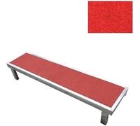 Kanduo Choral Risers Portable multi-tier choir stand, suitable for outdoor stages, choir performances, group photographs and rehearsals(128x30x20cm (50.4x11.8x7.9 in))