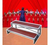 Kanduo Choral Risers Two-tier choir steps, lectern, group photo platform, multi-level stage suitable for events and performances