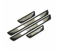 KAnduo compatible with Car Stainless Steel Door Sill Kick Plates Protector compatible with for Nissan QASHQAI J12 2021 2022 2023 2024,A