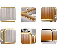 Kanduo Desk Privacy Divider,Stainless Steel Booth Partition Lighted Luminous Changhong Glass Baffle Fence Customized