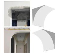 Kanduo Drywall Arch 2-piece Arched kit for Rounded doorways, Curved Decorative mouldings for Balconies and Interior Arches(10.2x10.2x10.2"(26x26x26cm))